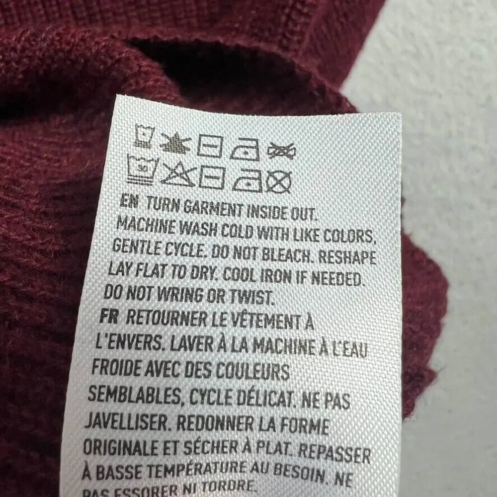 American Eagle Sweater Womens Small Red Pullover Comfort Casual Jegging Fit